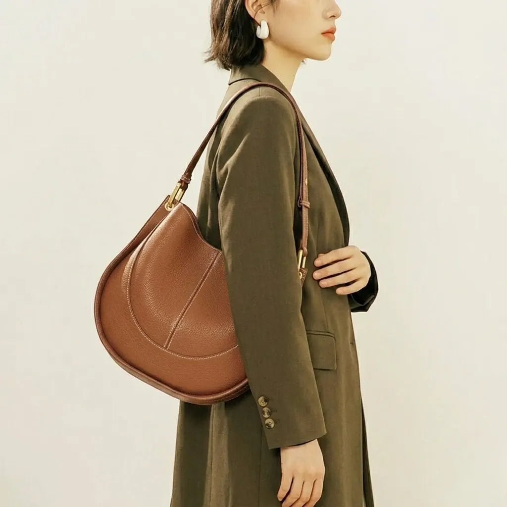 Sac seau demi lune
