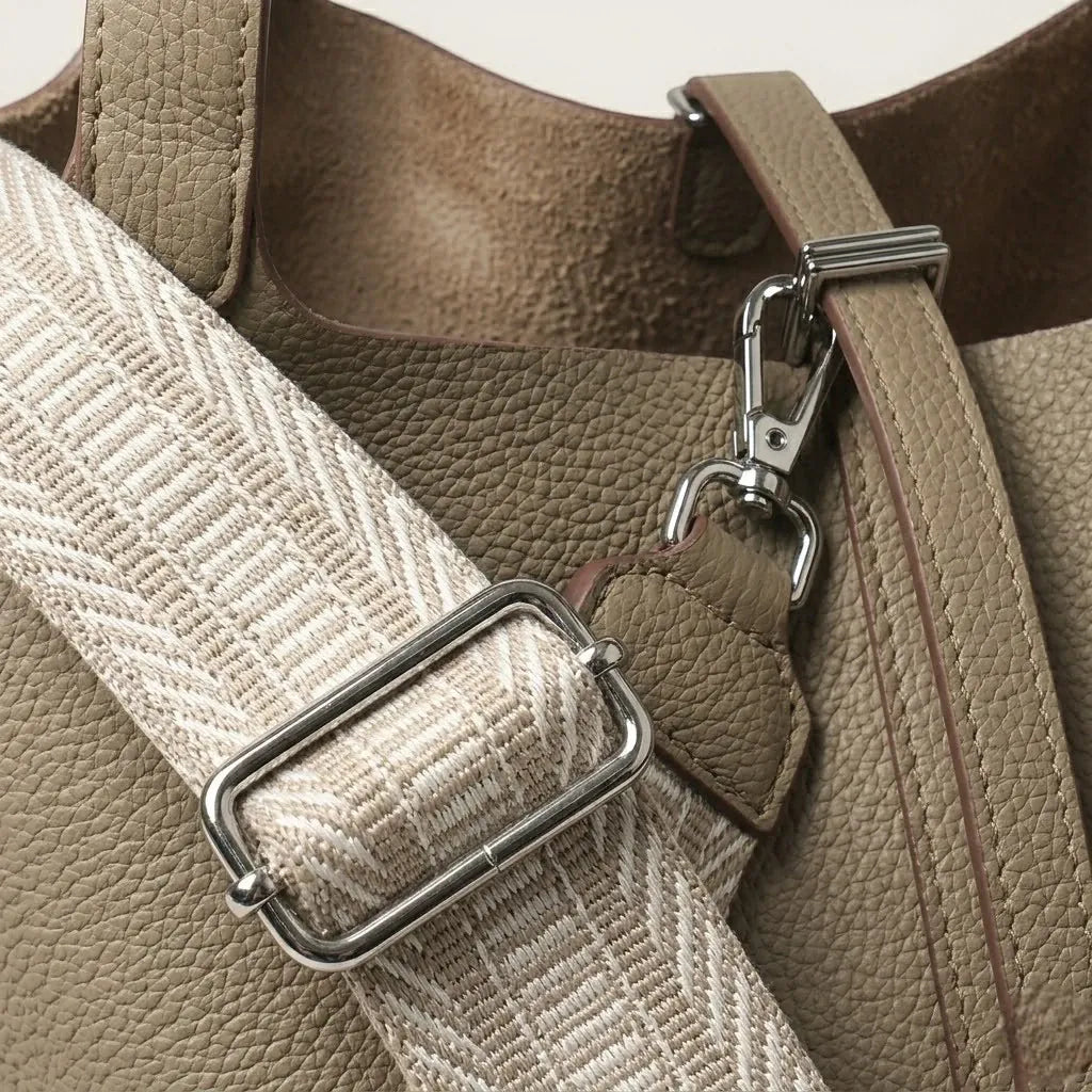 Sac seau khaki