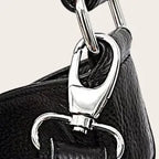 Sac seau large cuir souple Noir