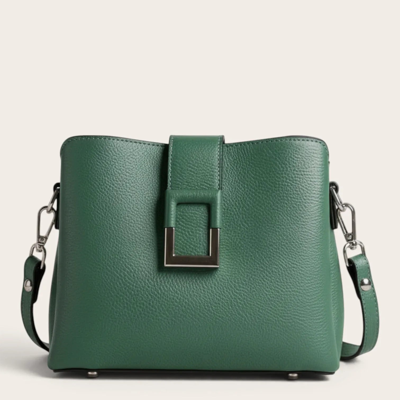 Sac seau rétro grainé Vert