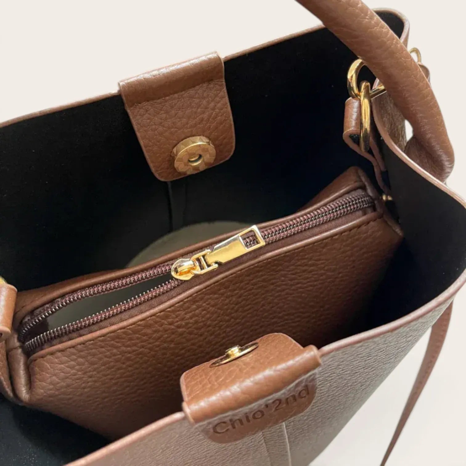 Sac seau similicuir chio
