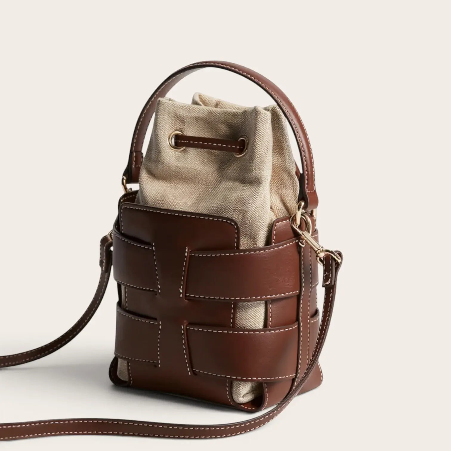 Sac seau squelette similicuir
