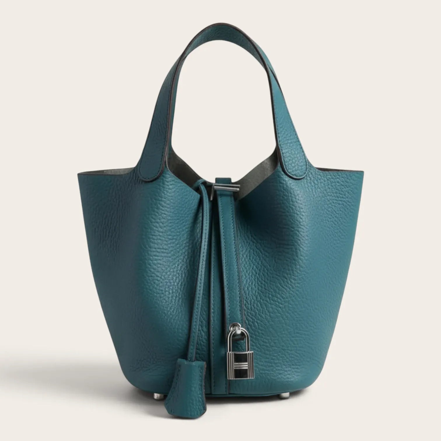 Sac seau turquoise